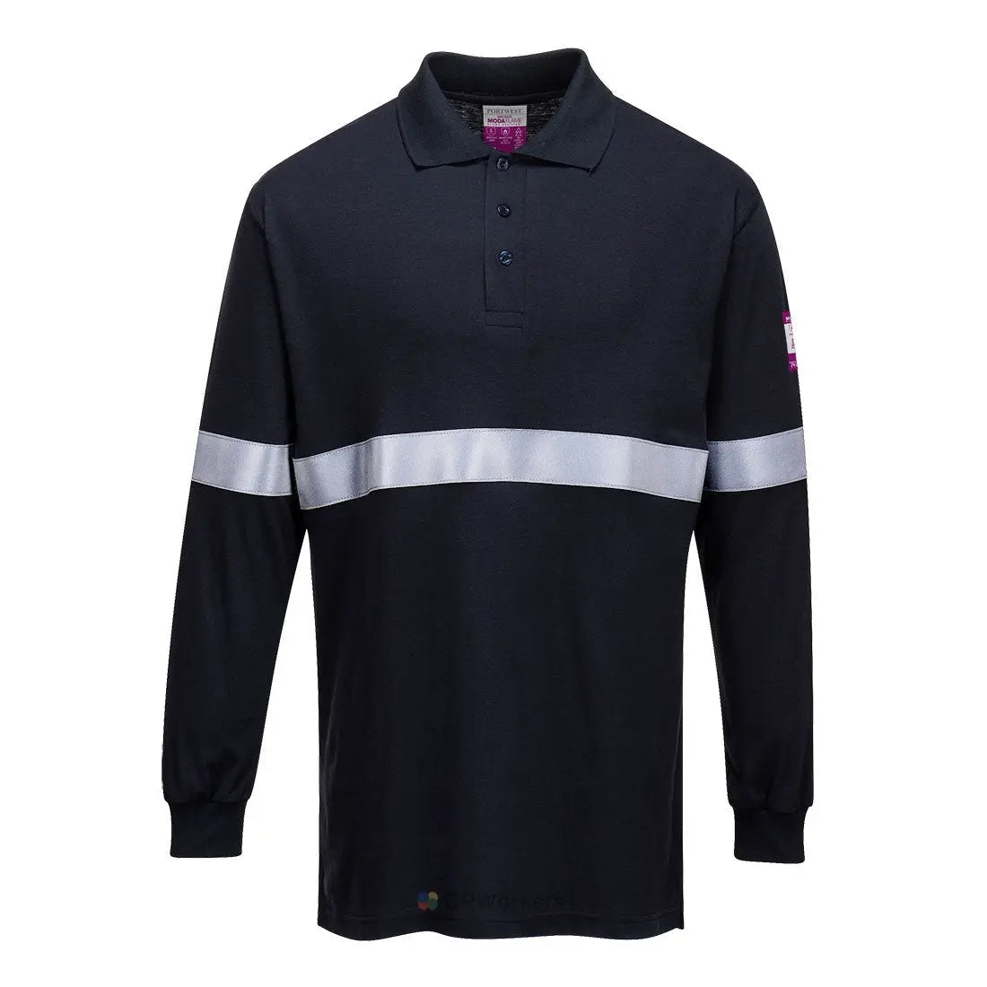 POLO ML MODAFLAME BANDE RÉTRO PORTWEST