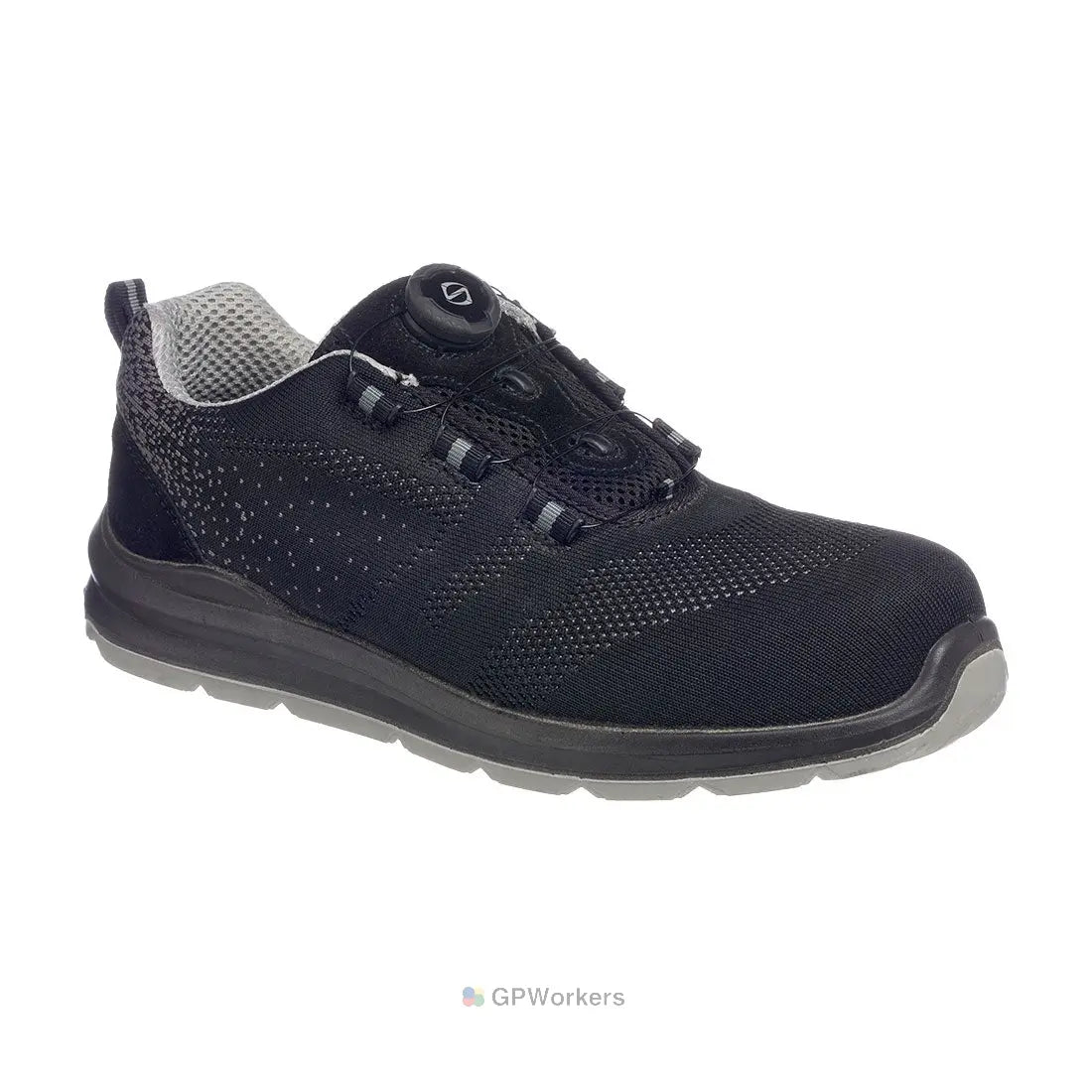 PORTWEST COMPOSITELITE WIRE LACE SAFETY TRAINER KNIT S1P PORTWEST
