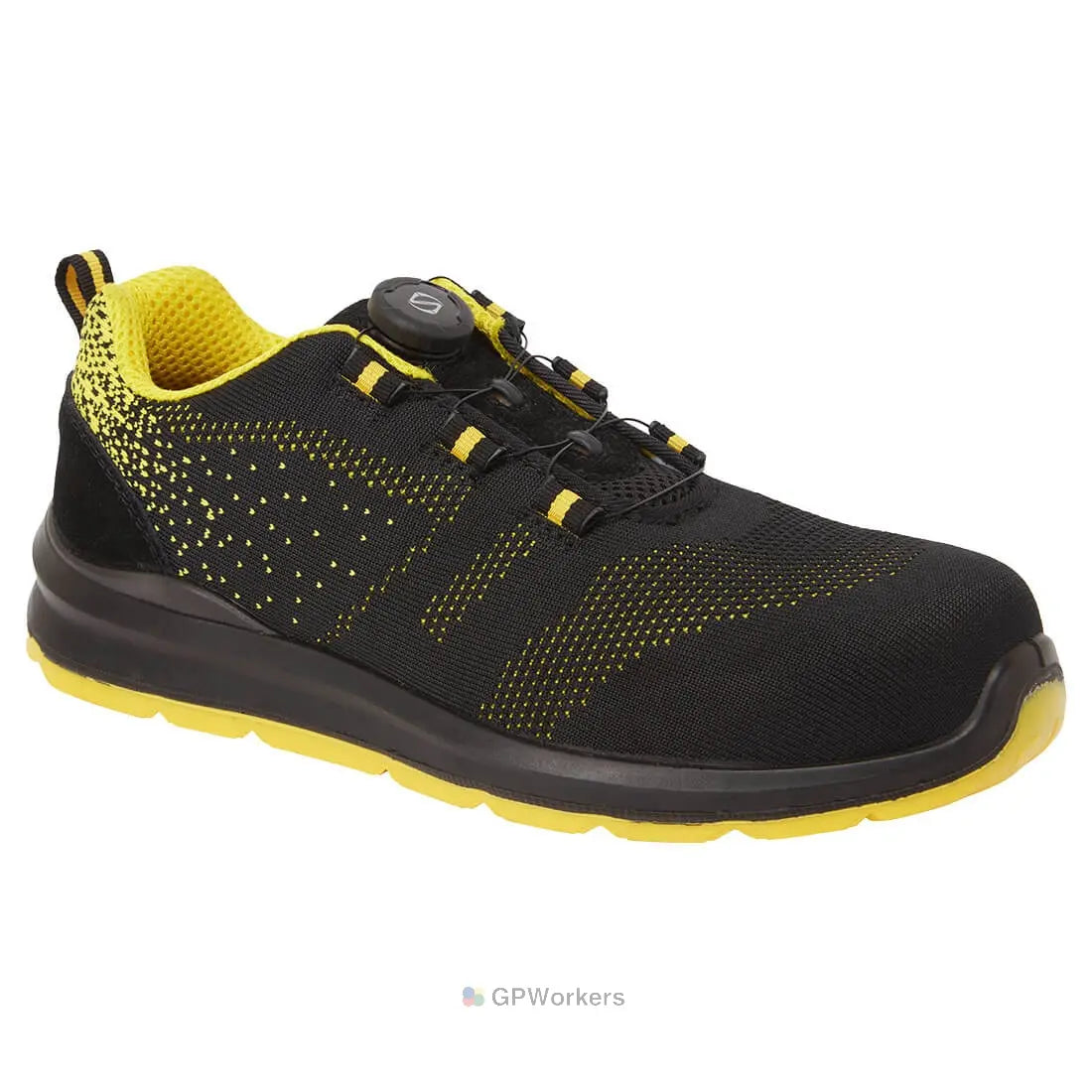 PORTWEST COMPOSITELITE WIRE LACE SAFETY TRAINER KNIT S1P PORTWEST