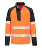 PW3 HI-VIS SWEATSHIRT ZIPPÉ PORTWEST