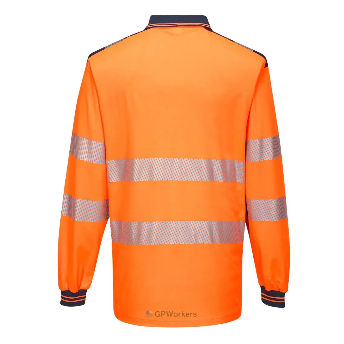 PW3 POLO HAUTE VISIBILITÉ ML PORTWEST