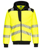 PW3 - SWEAT À CAPUCHE ZIPPÉ HAUTE-VISIBILITÉ PORTWEST
