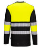 PW3 T-SHIRT HI-VIS CLASSE 1 L/S PORTWEST