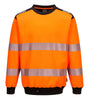 SWEAT À COL ROND PW3 HAUTE-VISIBILITÉ PORTWEST