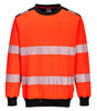 SWEAT À COL ROND PW3 HAUTE-VISIBILITÉ PORTWEST