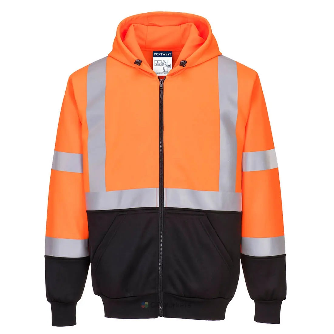 SWEAT HI-VIS BICOLORE ZIPPÉ À CAPUCHE PORTWEST
