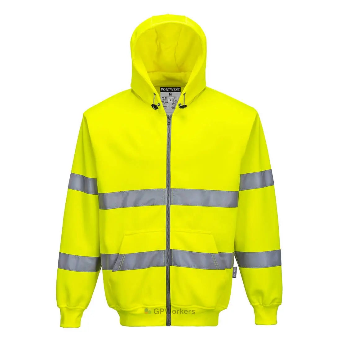 SWEAT ZIP HIVIS À CAPUCHE PORTWEST