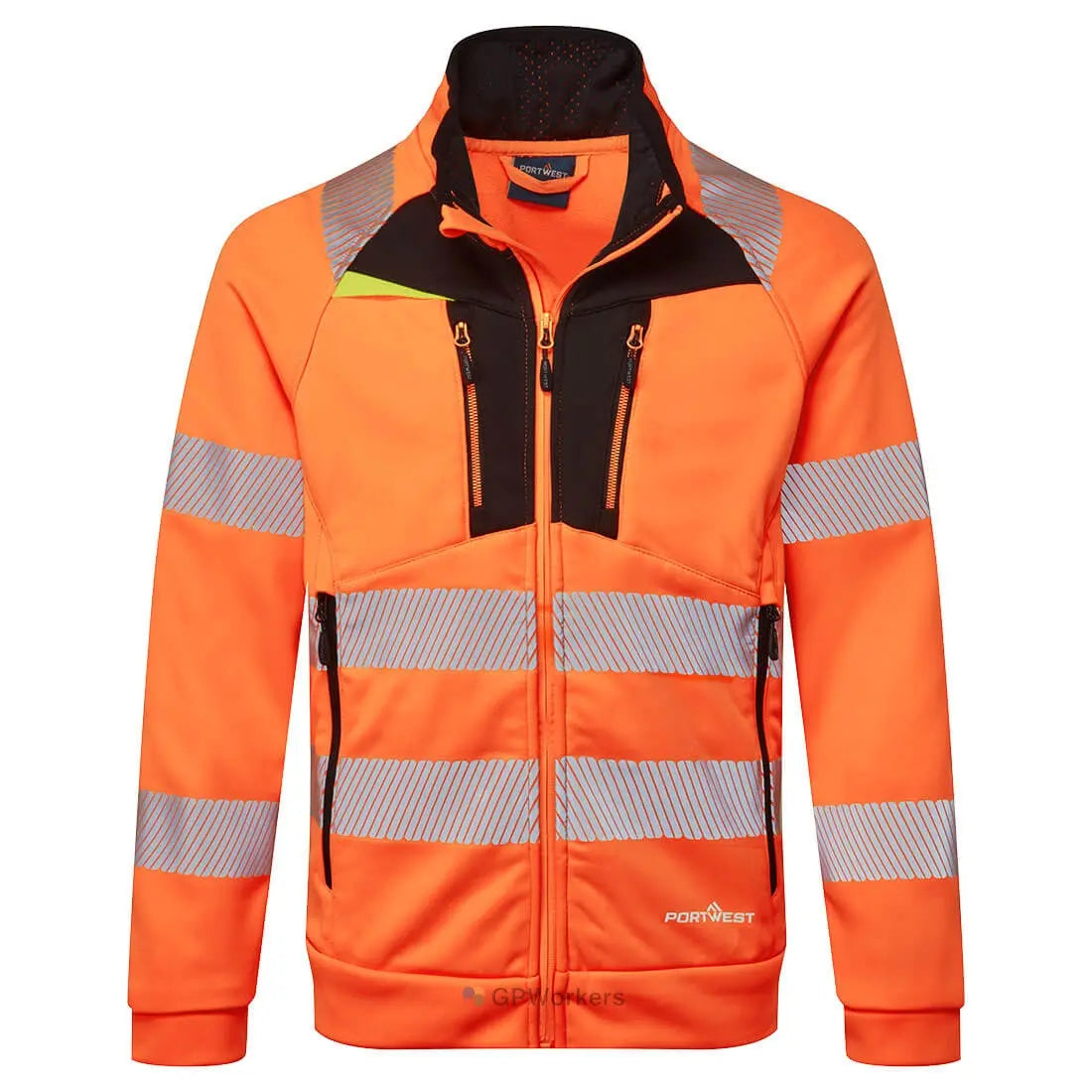 SWEAT ZIPPÉ À COL CHEMINÉE DX4 HI-VIS PORTWEST