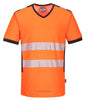 T-SHIRT COL V PW3 HI-VIS PORTWEST