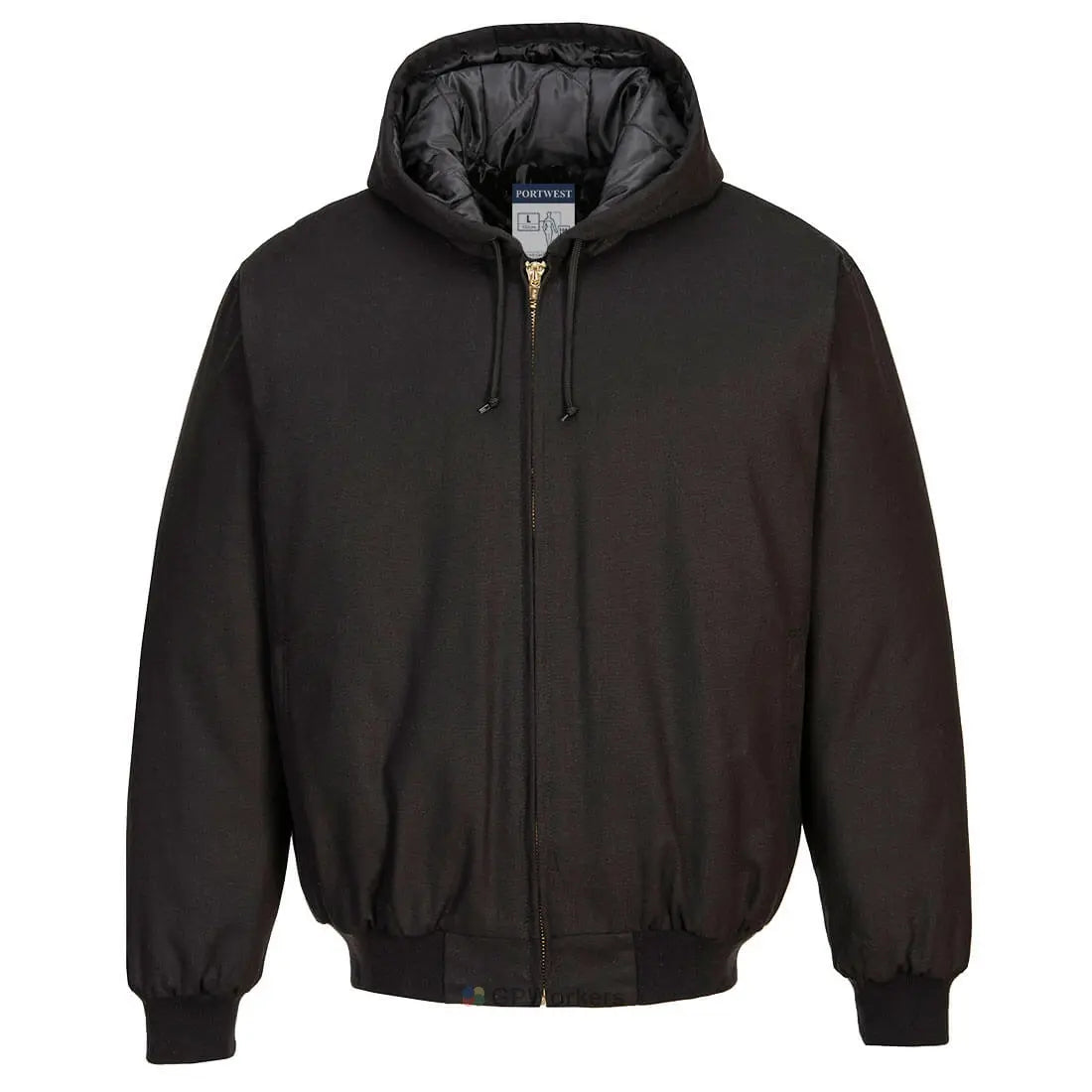 VESTE À CAPUCHE AVEC DOUBLURE EN DUVET DE CANARD PORTWEST