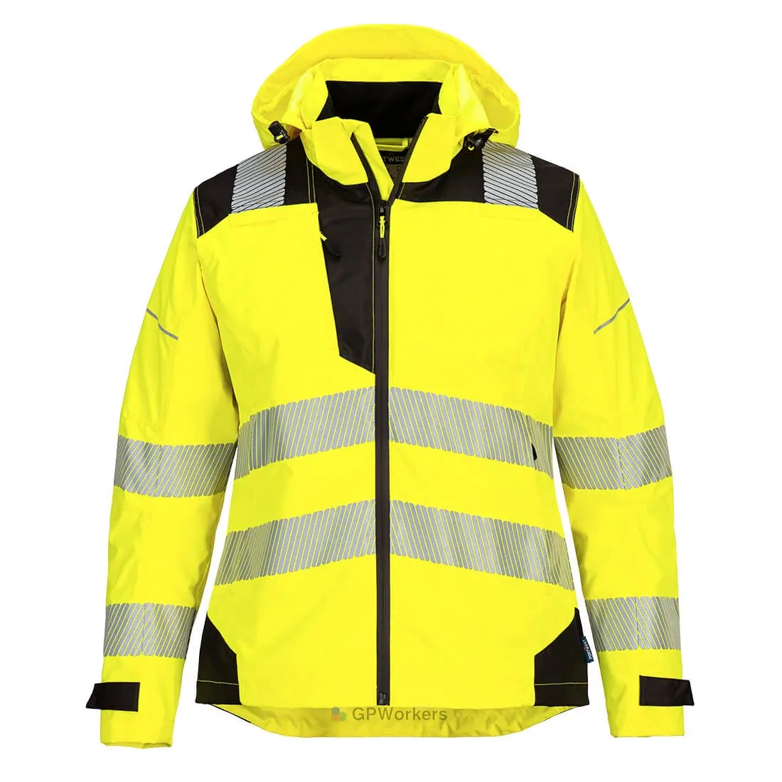 VESTE DE PLUIE HAUTE VISIBILITÉ PW3 POUR FEMME