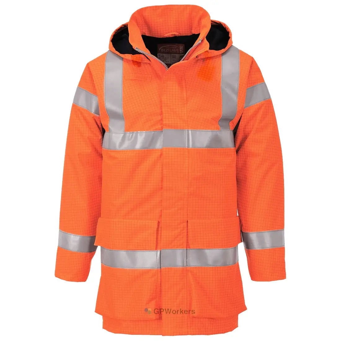 VESTE DE PLUIE HI-VIS MULTI LITE BIZFLAME