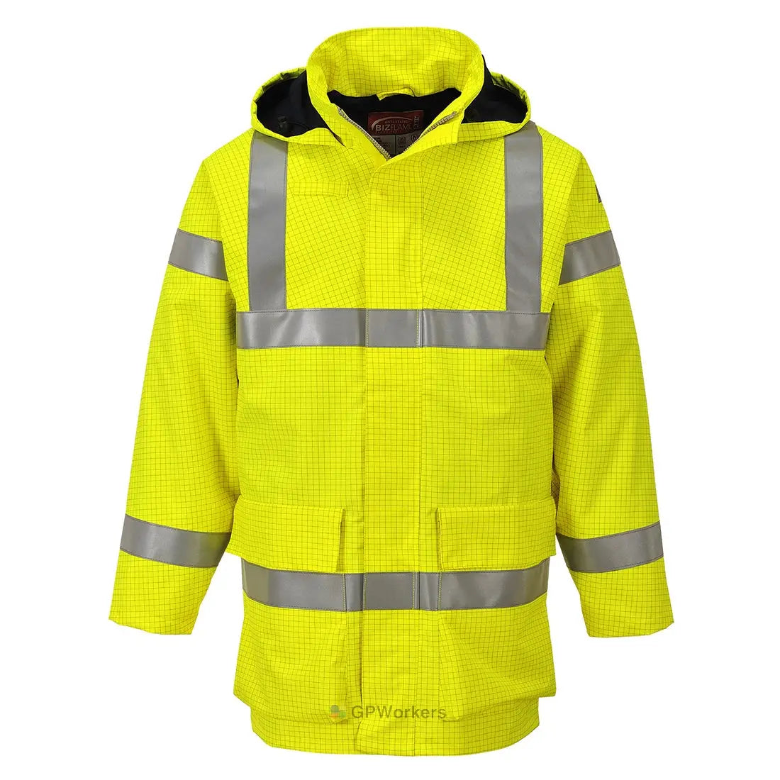 VESTE DE PLUIE HI-VIS MULTI LITE BIZFLAME