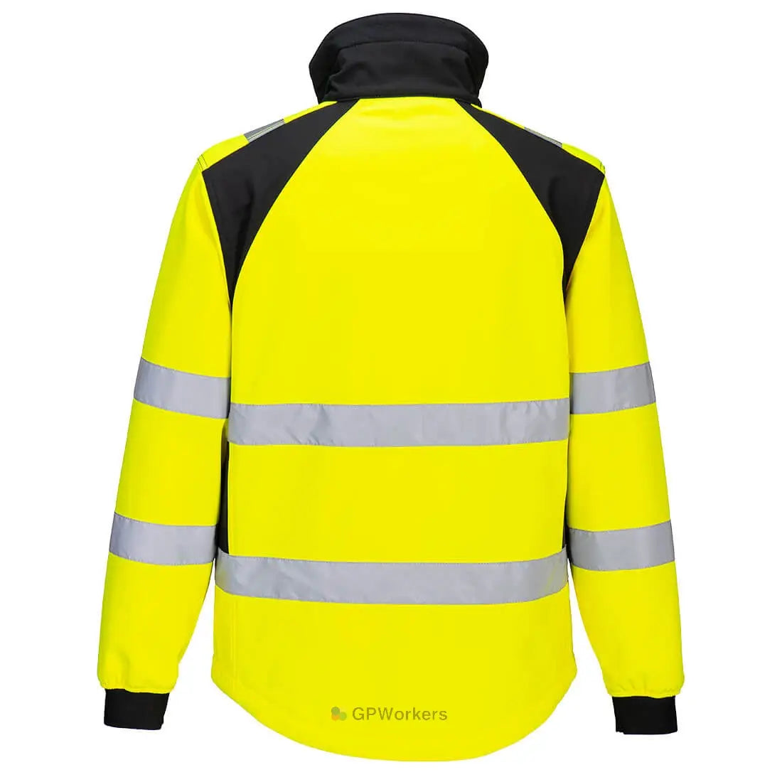 VESTE SOFTSHELL HAUTE VISIBILITÉ ECO WX2 (2 COUCHES) PORTWEST
