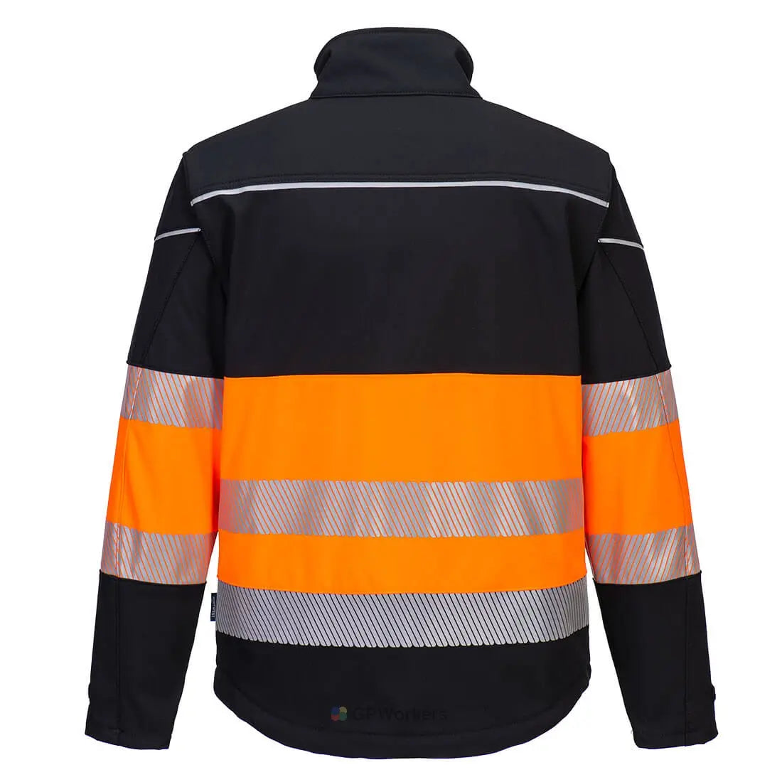 VESTE SOFTSHELL PW3 HAUTE VISIBILITÉ CLASSE 1 PORTWEST